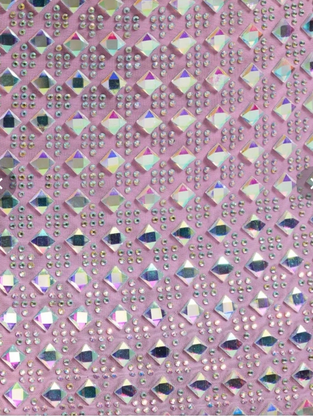 Oh Polly Pink Crystal-Embellished Mini Dress Lila. Like new, Worn only once. - Picture 4 of 4